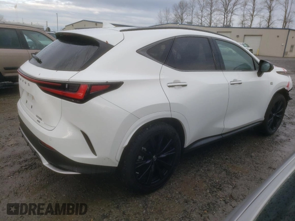 2022 Lexus NX with VIN JTJKGCEZ2N2001107, listed as a Copart auction lot 81136483 with 9,875 mi miles. Bid and sale history available at carsss.com. Image 3.
