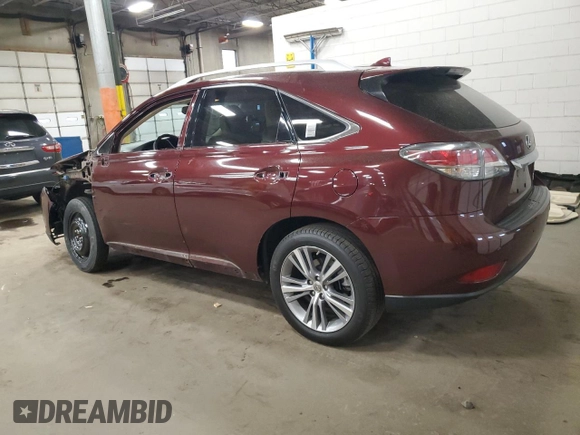 2015 Lexus RX 350 with VIN 2T2ZK1BA8FC192842, listed as a Copart auction lot 54876655 with 117,677 mi miles and Salvage Title. Bid and sale history available at carsss.com. Image 2.
