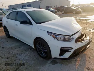 2020 Kia Forte GT-Line with VIN 3KPF34AD3LE238138, listed as a Copart auction lot 54013735 with 100,396 mi miles and Salvage Title. Bid and sale history available at DreamBid. Image 4.