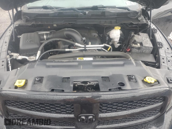 2018 Ram 1500 Express with VIN 1C6RR7FT8JS277905, listed as a Copart auction lot 57579305 with 76,450 mi miles and Salvage title. Bid and sale history available at DreamBid. Image 11.