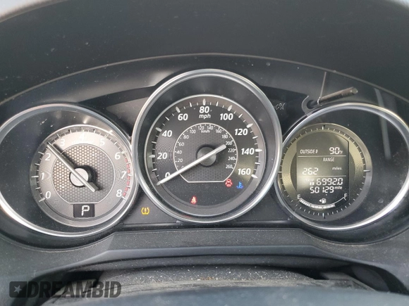 2015 Mazda 6 i Sport with VIN JM1GJ1U52F1206088, listed as a Copart auction lot 49302035 with 50,129 mi miles and Salvage Title. Bid and sale history available at carsss.com. Image 9.