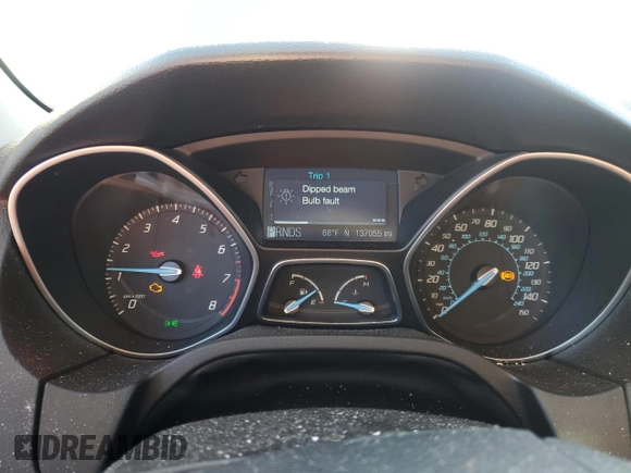 2012 Ford Focus SEL with VIN 1FAHP3M27CL316886, listed as a Copart auction lot 45092975 with 137,055 mi miles and Salvage Title. Bid and sale history available at carsss.com. Image 9.