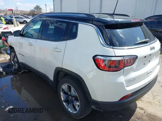 2019 Jeep Compass Limited with VIN 3C4NJDCB0KT827087, listed as a IAAI auction lot 41856565 with 69,081 mi miles and . Bid and sale history available at DreamBid. Image 3.