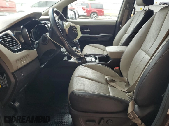 2017 Kia Sedona SX-L with VIN KNDME5C14H6279899, listed as a Copart auction lot 60642874 with 102,658 mi miles and Salvage Title. Bid and sale history available at carsss.com. Image 7.