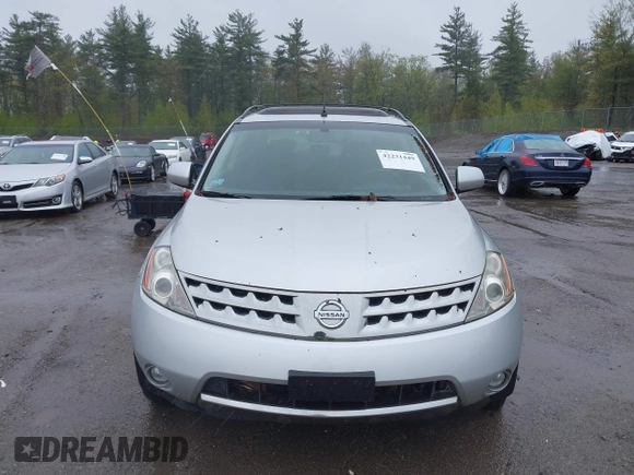 2007 Nissan Murano SL with VIN JN8AZ08W27W652598, listed as a IAAI auction lot 42231449 with 161,458 mi miles and . Bid and sale history available at DreamBid. Image 6.