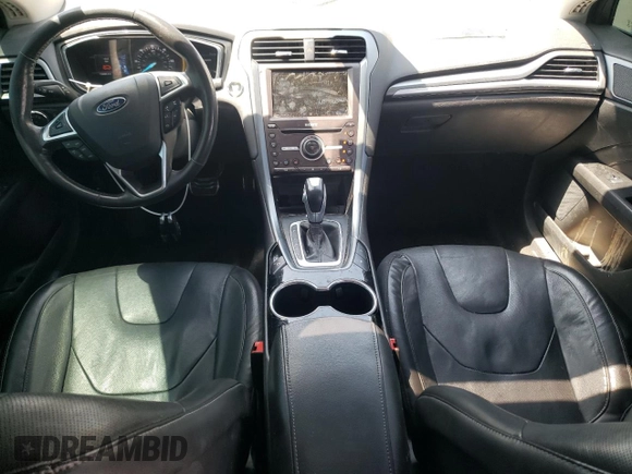 2016 Ford Fusion Titanium with VIN 3FA6P0SU0GR173636, listed as a Copart auction lot 59588095 with 119,998 mi miles and Salvage title. Bid and sale history available at DreamBid. Image 8.