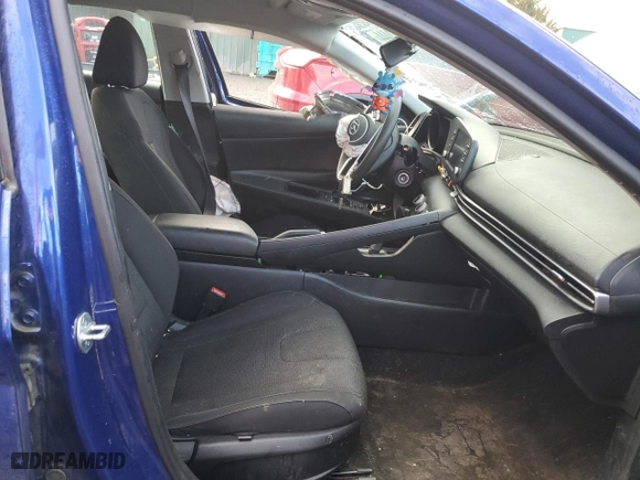 2021 Hyundai Elantra SE with VIN 5NPLL4AG3MH041514, listed as a Copart auction lot 75541444 with 0 mi miles and Salvage Title. Bid and sale history available at carsss.com. Image 7.