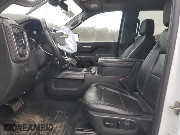 2020 Chevrolet Silverado 1500 LTZ with VIN 1GCUYGETXLZ229453, listed as a Copart auction lot 86783534 with Not Provided miles and Salvage Title. Bid and sale history available at DreamBid. Image 7.