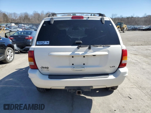 2001 Jeep Grand Cherokee Limited with VIN 1J4GW58N71C617996, listed as a Copart auction lot 49782895 with 89,896 mi miles and Salvage Title. Bid and sale history available at carsss.com. Image 6.