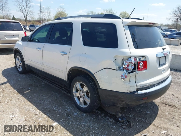 2011 GMC Acadia SLE with VIN 1GKKRPED7BJ228565, listed as a IAAI auction lot 42107626 with 117,670 mi miles and . Bid and sale history available at DreamBid. Image 3.
