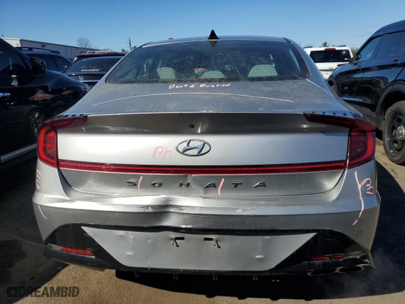 2020 Hyundai Sonata SEL with VIN 5NPEL4JA5LH049844, listed as a Copart auction lot 49001515 with 61,720 mi miles and Salvage Title. Bid and sale history available at carsss.com. Image 6.