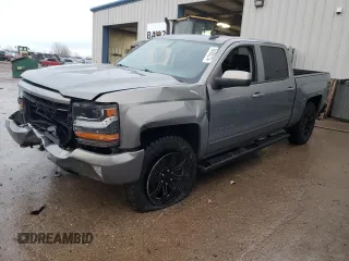 2017 Chevrolet Silverado 1500 LT with VIN 3GCUKREC0HG287527, listed as a Copart auction lot 84900274 with 121,617 mi miles and Salvage Title. Bid and sale history available at DreamBid. Image 1.