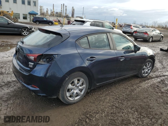 2018 Mazda 3 Sport with VIN JM1BN1K79J1170038, listed as a Copart auction lot 79281474 with 105,825 mi miles and Salvage Title. Bid and sale history available at carsss.com. Image 3.