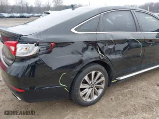 2015 Hyundai Sonata 2.4L Sport with VIN 5NPE34AF7FH074244, listed as a IAAI auction lot 41063318 with 111,227 mi miles. Bid and sale history available at carsss.com. Image 6.