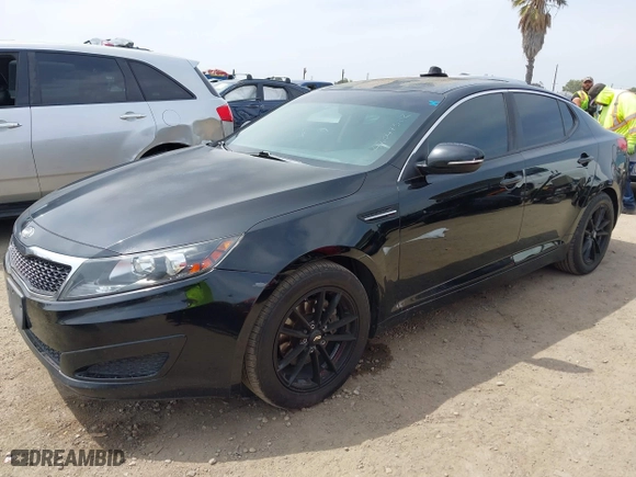 2011 Kia Optima LX with VIN KNAGM4A78B5117530, listed as a IAAI auction lot 42047302 with 171,168 mi miles. Bid and sale history available at carsss.com. Image 2.