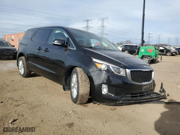 2017 Kia Sedona EX with VIN KNDMC5C12H6256692, listed as a Copart auction lot 87614645 with 78,887 mi miles and Salvage Title. Bid and sale history available at carsss.com. Image 4.