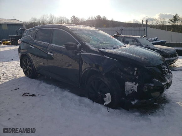 2018 Nissan Murano SL with VIN 5N1AZ2MH6JN134209, listed as a Copart auction lot 44008755 with 58,521 mi miles and Non Repairable. Bid and sale history available at carsss.com. Image 4.