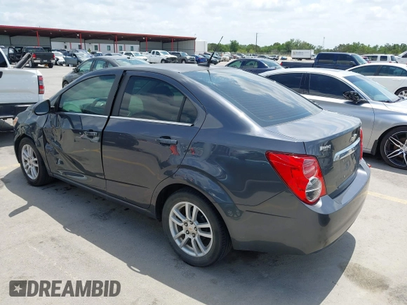 2012 Chevrolet Sonic LT with VIN 1G1JC5SH1C4182616, listed as a IAAI auction lot 42081899 with 92,802 mi miles and . Bid and sale history available at DreamBid. Image 3.