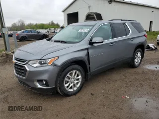 2020 Chevrolet Traverse LT Cloth с VIN 1GNERGKW6LJ126505, выставлен на аукционе Copart как лот 55295755 с пробегом 33 267 миль миль и На запчасти • Non repairable. История ставок и продаж доступна на DreamBid. Изображение 1.