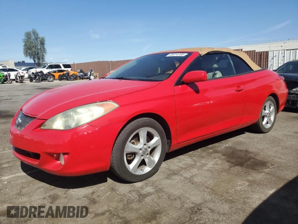 2006 Toyota Solara SE V6 with VIN 4T1FA38P46U099039, listed as a Copart auction lot 53074705 with 186,409 mi miles and Salvage Title. Bid and sale history available at carsss.com. Image 1.