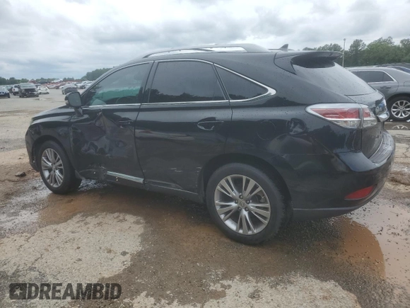 2013 Lexus RX 350 with VIN 2T2ZK1BA0DC097138, listed as a Copart auction lot 58583605 with 98,302 mi miles and Salvage title. Bid and sale history available at DreamBid. Image 2.