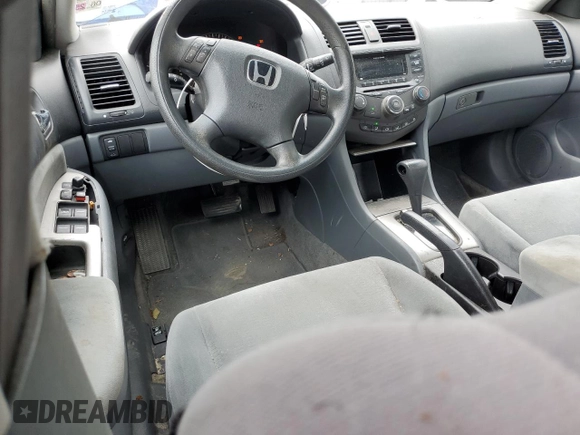 2005 Honda Accord EX with VIN 1HGCM567X5A079182, listed as a Copart auction lot 50696665 with 186,410 mi miles and Salvage Title. Bid and sale history available at DreamBid. Image 8.
