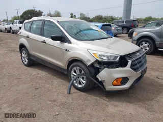 2017 Ford Escape S with VIN 1FMCU0F70HUE23330, listed as a IAAI auction lot 41742226 with 32,302 mi miles. Bid and sale history available at carsss.com. Image 1.