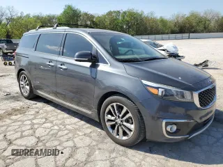 2017 Kia Sedona SX-L with VIN KNDME5C14H6271933, listed as a Copart auction lot 53614575 with 166,429 mi miles and Clean Title. Bid and sale history available at carsss.com. Image 4.