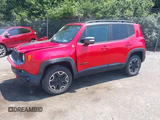 2016 Jeep Renegade Trailhawk with VIN ZACCJBCT0GPD21696, listed as a IAAI auction lot 42651973 with 91,106 mi miles and . Bid and sale history available at DreamBid. Image 18.