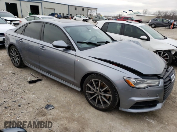 2017 Audi A6 Premium Plus with VIN WAUG8AFC3HN133684, listed as a Copart auction lot 71341142 with 0 mi miles. Bid and sale history available at carsss.com. Image 4.
