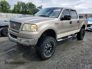 2004 Ford F-150 XLT with VIN 1FTPW14564KD21754, listed as a Copart auction lot 59007395 with 171,537 mi miles and Salvage title. Bid and sale history available at DreamBid. Image 1.