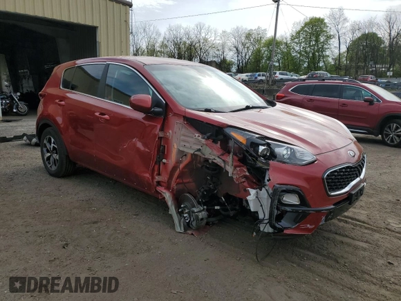 2022 Kia Sportage LX with VIN KNDPMCAC7N7983741, listed as a Copart auction lot 54679635 with 26,712 mi miles and Salvage Title. Bid and sale history available at carsss.com. Image 4.