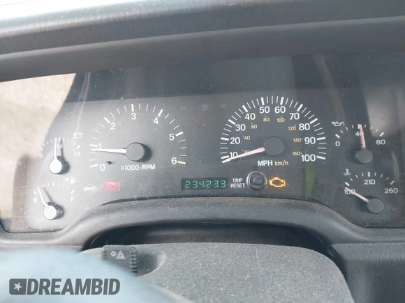 2001 Jeep Cherokee Sport with VIN 1J4FF48S91L513926, listed as a IAAI auction lot 42671363 with 234,233 mi miles and . Bid and sale history available at DreamBid. Image 7.