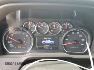 2020 Chevrolet Silverado 1500 LTZ with VIN 1GCUYGED3LZ235409, listed as a Copart auction lot 49709685 with 108,928 mi miles and Salvage Title. Bid and sale history available at DreamBid. Image 9.