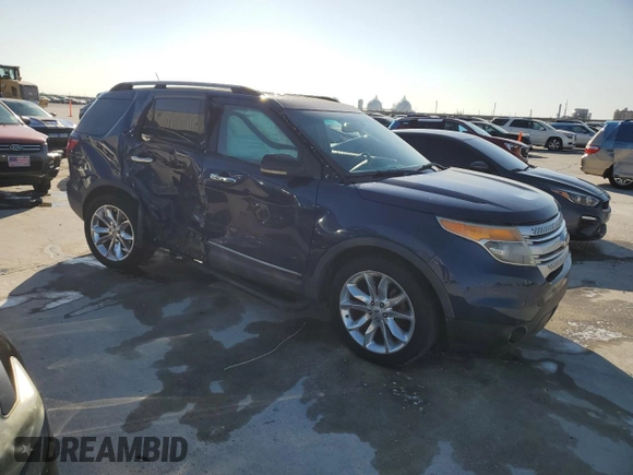 2012 Ford Explorer XLT with VIN 1FMHK7D85CGA20144, listed as a Copart auction lot 53333065 with 164,654 mi miles and Salvage Title. Bid and sale history available at DreamBid. Image 4.