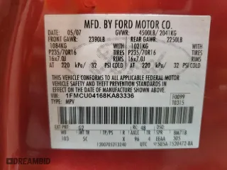 2008 Ford Escape Limited with VIN 1FMCU04168KA83336, listed as a Copart auction lot 51614055 with 229,212 mi miles and Salvage Title. Bid and sale history available at carsss.com. Image 15.