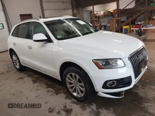 2017 Audi Q5 Premium with VIN WA1C2AFP4HA054807, listed as a IAAI auction lot 42323886 with 107,653 mi miles and . Bid and sale history available at DreamBid. Image 1.