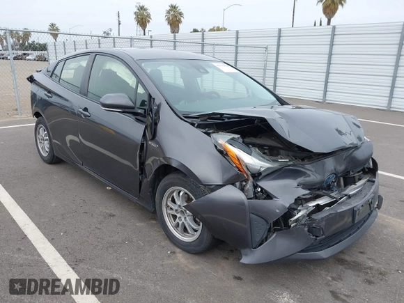 2018 Toyota Prius Two with VIN JTDKBRFU5J3595848, listed as a IAAI auction lot 41559864 with 190,346 mi miles and . Bid and sale history available at carsss.com. Image 1.