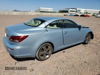 2010 Lexus IS 250 C with VIN JTHFF2C28A2513695, listed as a Copart auction lot 53727825 with 47,955 mi miles and Salvage title. Bid and sale history available at DreamBid. Image 3.