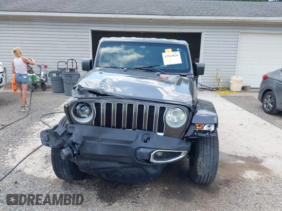 2022 Jeep Wrangler Unlimited Sahara Altitude z VIN 1C4HJXEG6NW103779, wystawiony jako IAAI lot #42563826 z przebiegiem 79 315 mil mil oraz . Historia ofert i sprzedaży dostępna na DreamBid. Obrazek 12.