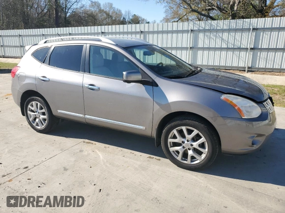 2013 Nissan Rogue SL with VIN JN8AS5MV9DW654522, listed as a Copart auction lot 50503285 with 58,228 mi miles and Salvage Title. Bid and sale history available at DreamBid. Image 4.