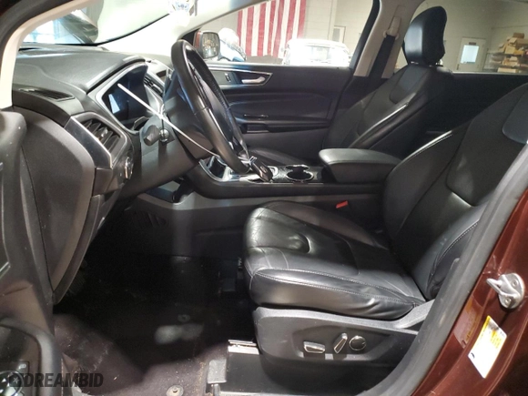 2016 Ford Edge Titanium with VIN 2FMPK4K80GBB23742, listed as a Copart auction lot 81429504 with 106,714 mi miles and Salvage Title. Bid and sale history available at carsss.com. Image 7.