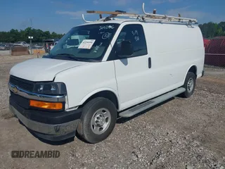 2022 Chevrolet Express Cargo with VIN 1GCWGAF75N1203256, listed as a IAAI auction lot 42294950 with 39,756 mi miles and . Bid and sale history available at DreamBid. Image 2.
