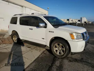 2006 Nissan Armada LE z VIN 5N1AA08B46N715720, wystawiony jako Copart lot #87299074 z przebiegiem 141 564 mil mil oraz Czysty tytuł • Clean title. Historia ofert i sprzedaży dostępna na DreamBid. Obrazek 4.