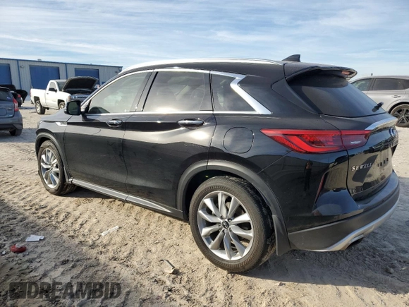 2020 Infiniti QX50 LUXE with VIN 3PCAJ5M14LF115093, listed as a Copart auction lot 73651182 with 35,538 mi miles. Bid and sale history available at carsss.com. Image 2.