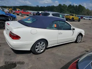 2002 Mercedes-Benz CLK 320/430 with VIN WDBLK65G52T127052, listed as a Copart auction lot 67317544 with 160,904 mi miles and Salvage Title. Bid and sale history available at DreamBid. Image 3.