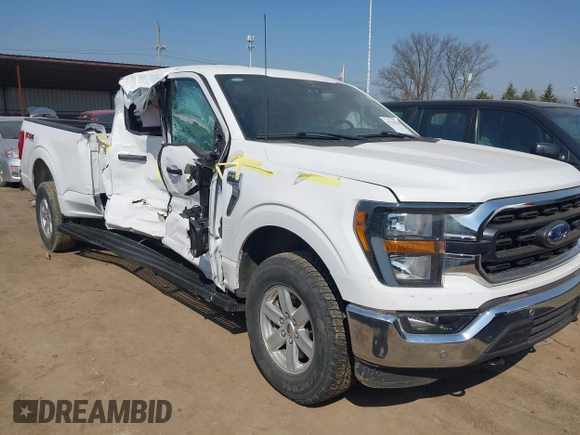 2023 Ford F-150 XL with VIN 1FTFW1E5XPKE18681, listed as a IAAI auction lot 41756786 with 40,101 mi miles. Bid and sale history available at carsss.com. Image 1.