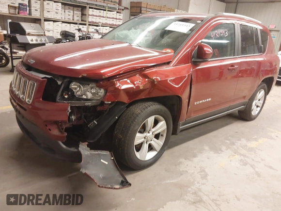 2017 Jeep Compass Latitude with VIN 1C4NJDEB5HD191178, listed as a IAAI auction lot 41211543 with 116,130 mi miles and . Bid and sale history available at DreamBid. Image 2.