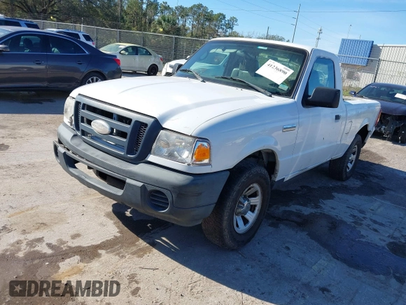 2009 Ford Ranger XL with VIN 1FTYR10D79PA39691, listed as a IAAI auction lot 41236890 with 1 mi miles. Bid and sale history available at carsss.com. Image 2.