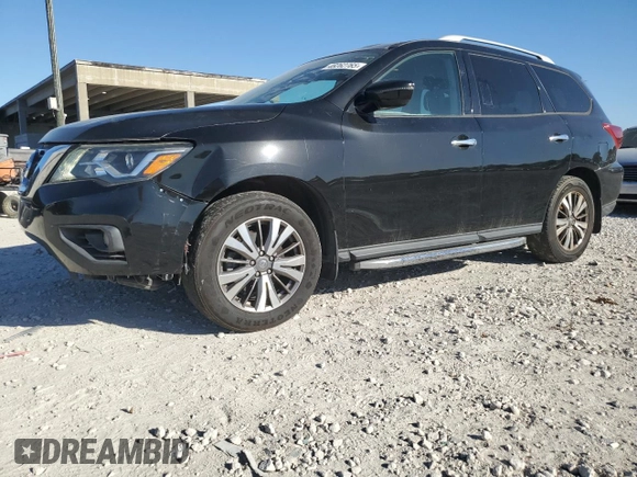 2018 Nissan Pathfinder S with VIN 5N1DR2MN0JC639063, listed as a Copart auction lot 48262765 with 138,670 mi miles and Clean Title. Bid and sale history available at carsss.com. Image 1.